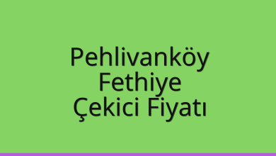 Pehlivanköy Çekici Fiyatı – Fethiye Oto Kurtarıcı Ücreti