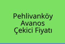 Pehlivanköy Çekici Fiyatı – Avanos Oto Kurtarıcı Ücreti