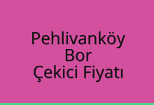 Pehlivanköy Çekici Fiyatı – Bor Oto Kurtarıcı Ücreti
