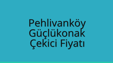 Pehlivanköy Çekici Fiyatı – Güçlükonak Oto Kurtarıcı Ücreti