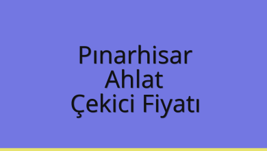 Pınarhisar Çekici Fiyatı – Ahlat Oto Kurtarıcı Ücreti