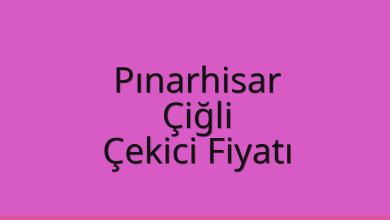 Pınarhisar Çekici Fiyatı – Çiğli Oto Kurtarıcı Ücreti