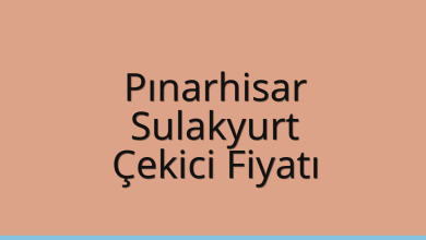 Pınarhisar Çekici Fiyatı – Sulakyurt Oto Kurtarıcı Ücreti