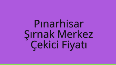 Pınarhisar Çekici Fiyatı – Şırnak Merkez Oto Kurtarıcı Ücreti