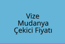 Vize Çekici Fiyatı – Mudanya Oto Kurtarıcı Ücreti