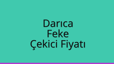 Darıca Çekici Fiyatı – Feke Oto Kurtarıcı Ücreti