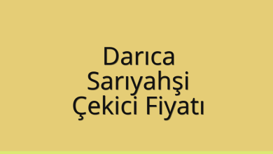 Darıca Çekici Fiyatı – Sarıyahşi Oto Kurtarıcı Ücreti