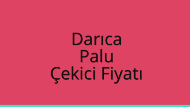 Darıca Çekici Fiyatı – Palu Oto Kurtarıcı Ücreti