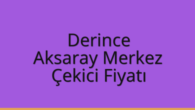 Derince Çekici Fiyatı – Aksaray Merkez Oto Kurtarıcı Ücreti