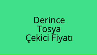 Derince Çekici Fiyatı – Tosya Oto Kurtarıcı Ücreti
