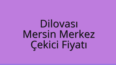 Dilovası Çekici Fiyatı – Mersin Merkez Oto Kurtarıcı Ücreti