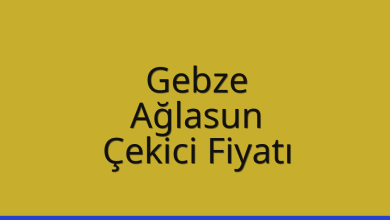 Gebze Çekici Fiyatı – Ağlasun Oto Kurtarıcı Ücreti