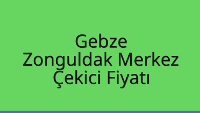 Gebze Çekici Fiyatı – Zonguldak Merkez Oto Kurtarıcı Ücreti
