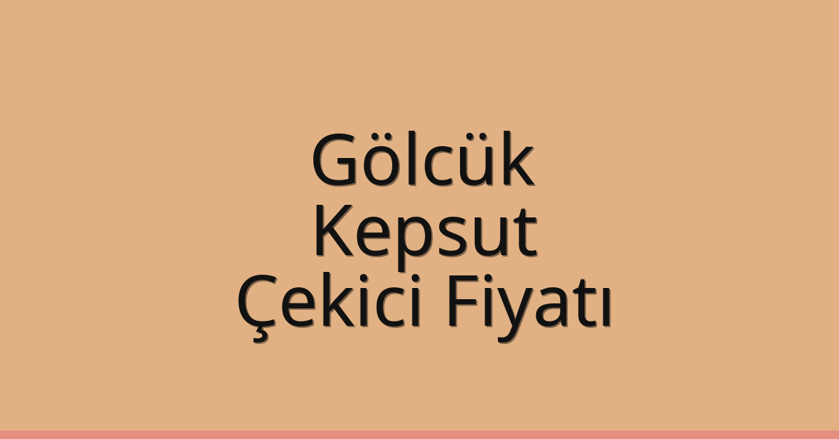 Gölcük Çekici Fiyatı - Kepsut Oto Kurtarıcı Ücreti Gölcük Çekici Fiyatı – Kepsut Oto Kurtarıcı Ücreti