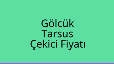 Gölcük Çekici Fiyatı – Tarsus Oto Kurtarıcı Ücreti