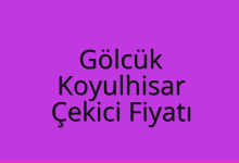 Gölcük Çekici Fiyatı – Koyulhisar Oto Kurtarıcı Ücreti