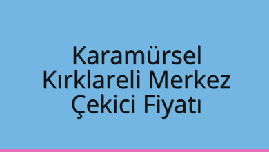 Karamürsel Çekici Fiyatı – Kırklareli Merkez Oto Kurtarıcı Ücreti