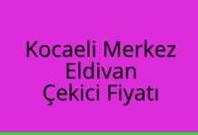 Kocaeli Merkez Çekici Fiyatı – Eldivan Oto Kurtarıcı Ücreti