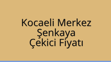 Kocaeli Merkez Çekici Fiyatı – Şenkaya Oto Kurtarıcı Ücreti