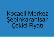Kocaeli Merkez Çekici Fiyatı – Şebinkarahisar Oto Kurtarıcı Ücreti