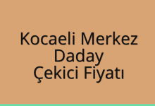Kocaeli Merkez Çekici Fiyatı – Daday Oto Kurtarıcı Ücreti