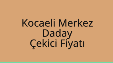 Kocaeli Merkez Çekici Fiyatı - Daday Oto Kurtarıcı Ücreti Kocaeli Merkez Çekici Fiyatı – Daday Oto Kurtarıcı Ücreti