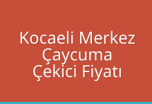 Kocaeli Merkez Çekici Fiyatı – Çaycuma Oto Kurtarıcı Ücreti
