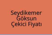 Seydikemer Çekici Fiyatı – Göksun Oto Kurtarıcı Ücreti