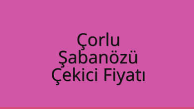 Çorlu Çekici Fiyatı – Şabanözü Oto Kurtarıcı Ücreti
