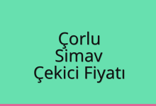Çorlu Çekici Fiyatı – Simav Oto Kurtarıcı Ücreti