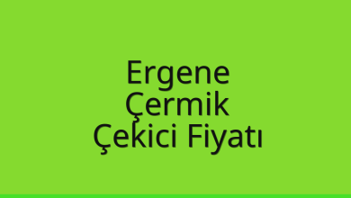 Ergene Çekici Fiyatı – Çermik Oto Kurtarıcı Ücreti