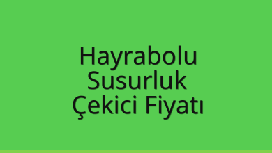 Hayrabolu Çekici Fiyatı – Susurluk Oto Kurtarıcı Ücreti