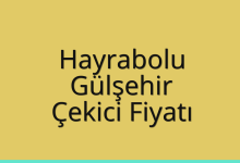 Hayrabolu Çekici Fiyatı – Gülşehir Oto Kurtarıcı Ücreti