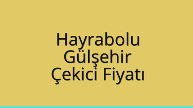Hayrabolu Çekici Fiyatı – Gülşehir Oto Kurtarıcı Ücreti