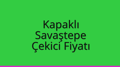 Kapaklı Çekici Fiyatı – Savaştepe Oto Kurtarıcı Ücreti