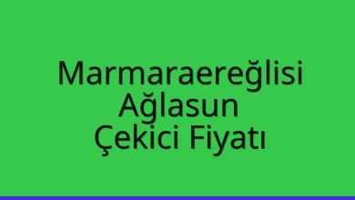 Marmaraereğlisi Çekici Fiyatı – Ağlasun Oto Kurtarıcı Ücreti