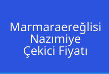Marmaraereğlisi Çekici Fiyatı – Nazımiye Oto Kurtarıcı Ücreti