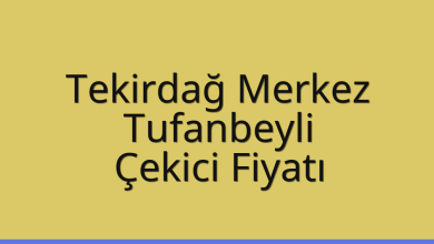 Tekirdağ Merkez Çekici Fiyatı – Tufanbeyli Oto Kurtarıcı Ücreti