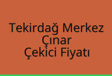 Tekirdağ Merkez Çekici Fiyatı – Çınar Oto Kurtarıcı Ücreti