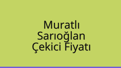 Muratlı Çekici Fiyatı – Sarıoğlan Oto Kurtarıcı Ücreti