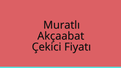 Muratlı Çekici Fiyatı – Akçaabat Oto Kurtarıcı Ücreti