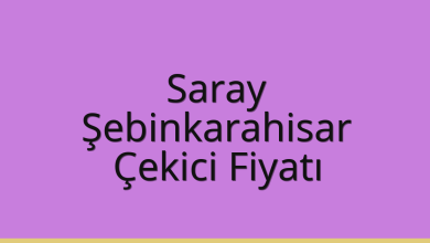 Saray Çekici Fiyatı – Şebinkarahisar Oto Kurtarıcı Ücreti