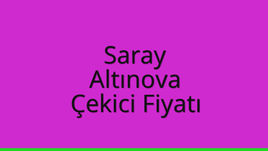 Saray Çekici Fiyatı – Altınova Oto Kurtarıcı Ücreti
