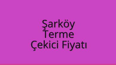 Şarköy Çekici Fiyatı – Terme Oto Kurtarıcı Ücreti