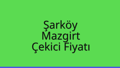 Şarköy Çekici Fiyatı – Mazgirt Oto Kurtarıcı Ücreti