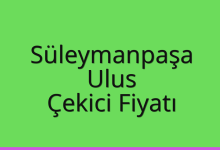 Süleymanpaşa Çekici Fiyatı – Ulus Oto Kurtarıcı Ücreti