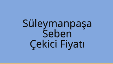 Süleymanpaşa Çekici Fiyatı – Seben Oto Kurtarıcı Ücreti