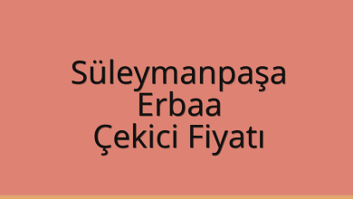 Süleymanpaşa Çekici Fiyatı – Erbaa Oto Kurtarıcı Ücreti