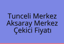 Tunceli Merkez Çekici Fiyatı – Aksaray Merkez Oto Kurtarıcı Ücreti