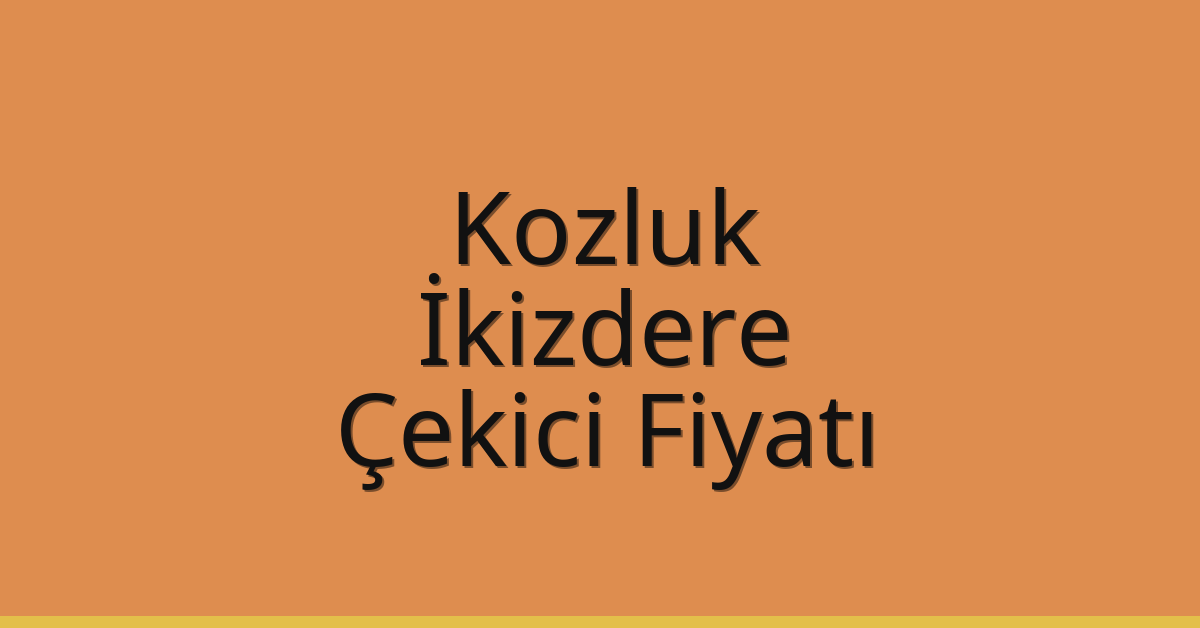 Kozluk Çekici Fiyatı – İkizdere Oto Kurtarıcı Ücreti